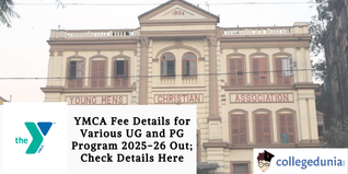 YMCA Fee Details for Various UG and PG Program 2025-26 Out; Check Details Here